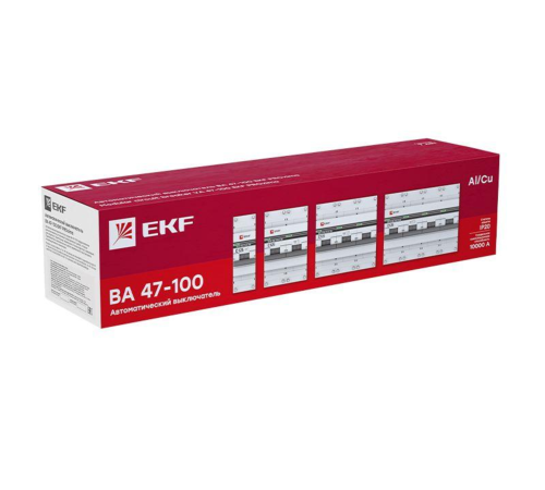 EKF mcb47100-3-10C-pro Автоматический выключатель 3P 10А (C) 10kA ВА 47-100 EKF PROxima EKF mcb47100-3-10C-pro Автоматический выключатель 3P 10А (C) 10kA ВА 47-100 EKF PROxima