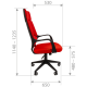 Офисное кресло Chairman 525 ткань 26-28 черн (7103574)