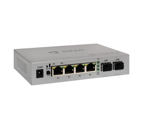 Коммутатор SNR Неуправляемый POE коммутатор SNR-S1904GP-2S (SNR-S1904GP-2S)