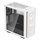 Корпус Deepcool CK560 WH без БП, боковое окно (закаленное стекло), 3xARGB LED 120мм вентилятора спереди и 1x140мм вентилятор сзади, белый, ATX (CK560 WH)