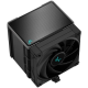 Кулер для процессора DEEPCOOL AK500 ZERO DARK LGA20XX/1700/1200/115X/AM5/AM4 (9шт/кор, TDP 240W, PWM, Fan 120mm, 5 тепл. Трубок, Copper Base, черный) RET (AK500 ZERO DARK)