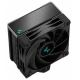 Кулер для процессора DEEPCOOL AK400 ZERO DARK LGA1700/1200/115X/AM5/AM4 (18шт/кор, TDP 260W, PWM, Fan 120mm, 4 тепл. Трубки, черный) RET (AK400 ZERO DARK)