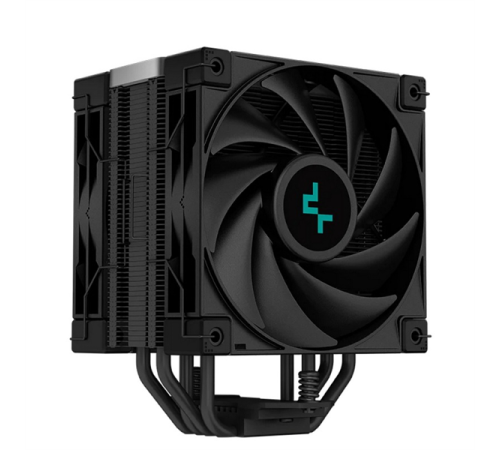 Кулер для процессора DEEPCOOL AK400 ZERO DARK PLUS LGA1700/1200/115X/AM5/AM4 (12шт/кор, TDP 260W, PWM, DUAL Fan 120mm, 4 тепл. Трубки, черный) RET (AK400 ZERO DARK PLUS)