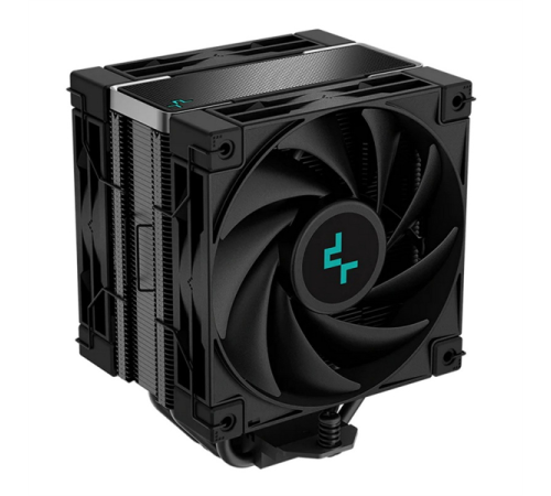 Кулер для процессора DEEPCOOL AK400 ZERO DARK PLUS LGA1700/1200/115X/AM5/AM4 (12шт/кор, TDP 260W, PWM, DUAL Fan 120mm, 4 тепл. Трубки, черный) RET (AK400 ZERO DARK PLUS)