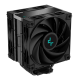 Кулер для процессора DEEPCOOL AK400 ZERO DARK PLUS LGA1700/1200/115X/AM5/AM4 (12шт/кор, TDP 260W, PWM, DUAL Fan 120mm, 4 тепл. Трубки, черный) RET (AK400 ZERO DARK PLUS)
