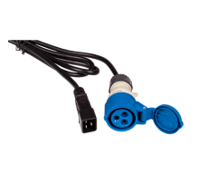 Шнур питания C20-I309 Female, 3х2.5, 220В, 16А, черный, 2.5 метра (LAN-PP9F/20-2.5-BK)