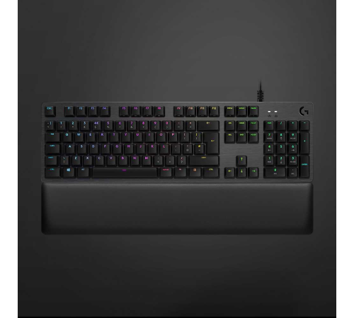 Клавиатура игровая Logitech G513 CARBON - GX BLUE (CLICKY) SWITCH (механическая клавиатура с RGB-подстветкой) US INT'L Клавиатура игровая Logitech G513 CARBON - GX BLUE (CLICKY) SWITCH (механическая клавиатура с RGB-подстветкой) US INT'L