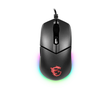 Мышь  проводная Gaming Mouse MSI Clutch GM11, Wired, DPI 5000, symmetrical design, RGB lighting, Black (S12-0402030-CLA)