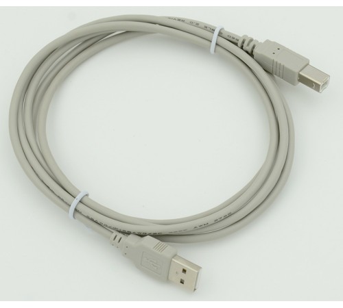 Кабель 218998 USB A(m) USB B(m) 1.8м серый (упак.:1шт) Кабель 218998 USB A(m) USB B(m) 1.8м серый (упак.:1шт)