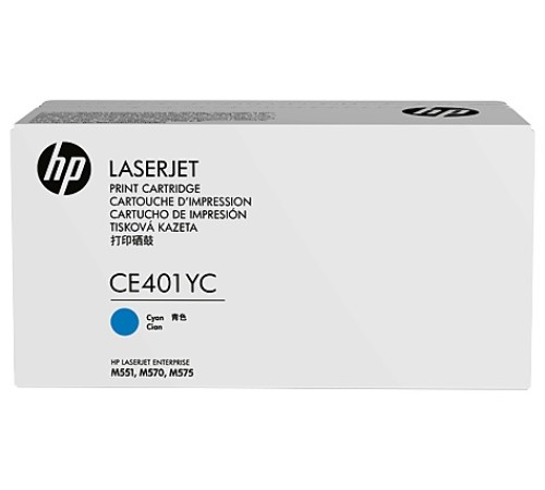 Картридж лазерный HP 507Y CE401YC голубой для HP M551/M570/M575 Картридж лазерный HP 507Y CE401YC голубой для HP M551/M570/M575