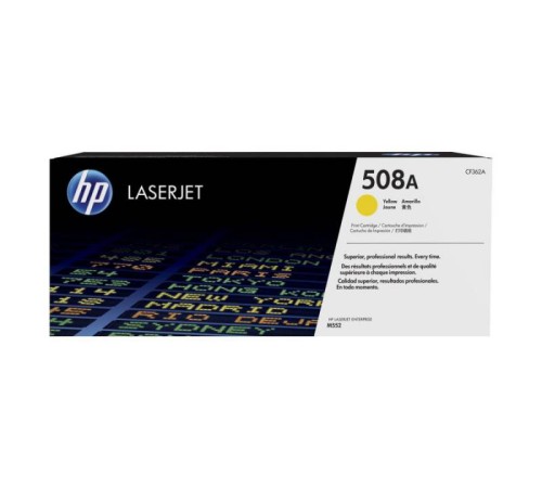 Картридж лазерный HP 508A CF362A желтый (5000стр.) для HP CLJ M552/M553 Картридж лазерный HP 508A CF362A желтый (5000стр.) для HP CLJ M552/M553