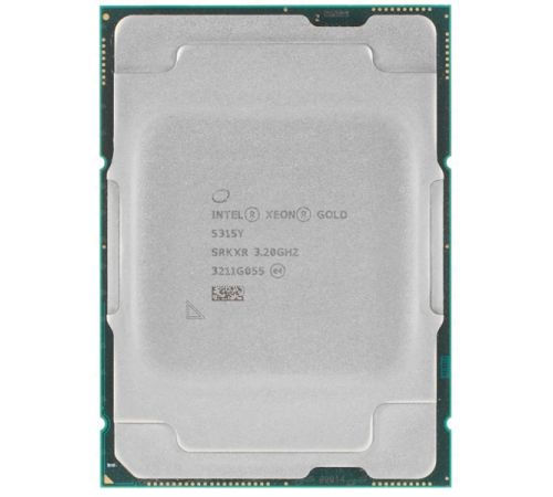 Процессор CPU Intel Xeon Gold 5315Y (3.20-3.60GHz/12MB/8c/16t) LGA4189 OEM, TDP 140W, up to 6TB DDR4-2933, CD8068904665802SRKXR, 1 year (SRKXR)