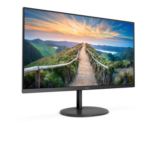 Монитор 23,8" AOC Q24V4EA 2560x1440 75Hz IPS LED 16:9 4ms HDMI DP 20M:1 1000:1 178/178 250cd Tilt Speakers Black (Q24V4EA)