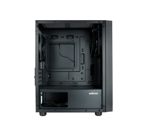 Корпус ZALMAN T3 PLUS, MATX, BLACK, WINDOW, 2x3.5", 3x2.5", 1xUSB2.0, 1xUSB3.0, FRONT 1x120mm, REAR 1x120mm (T3 PLUS)