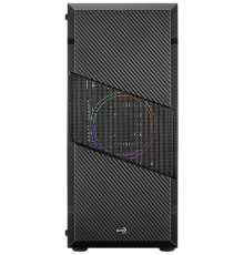 Корпус Aerocool MENACE SATURN FRGB-G-BK-v1 (ATX, стекло, сетка, USB3.0 x2, 1x12cm Saturn FRGB fan) (MENACE SATURN FRGB-G-BK-v1)