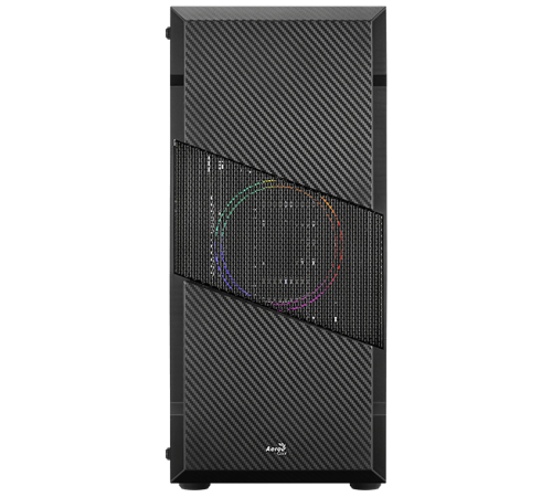 Корпус Aerocool MENACE SATURN FRGB-G-BK-v1 (ATX, стекло, сетка, USB3.0 x2, 1x12cm Saturn FRGB fan) (MENACE SATURN FRGB-G-BK-v1)