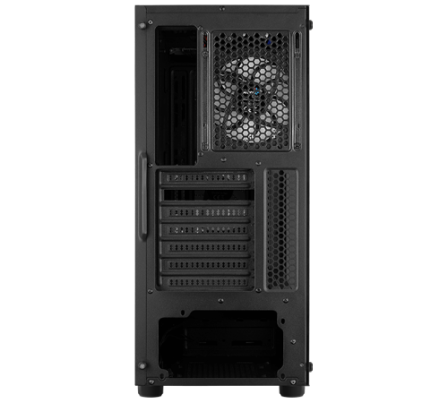 Корпус Aerocool MENACE SATURN FRGB-G-BK-v1 (ATX, стекло, сетка, USB3.0 x2, 1x12cm Saturn FRGB fan) (MENACE SATURN FRGB-G-BK-v1)