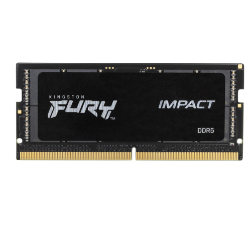 Оперативная память Kingston DDR5 16GB 4800MT/s CL38 SODIMM FURY Impact PnP (KF548S38IB-16)