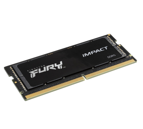 Оперативная память Kingston DDR5 16GB 4800MT/s CL38 SODIMM FURY Impact PnP (KF548S38IB-16)