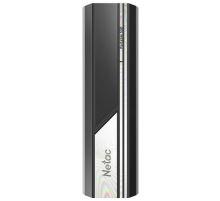 Ssd накопитель Netac ZX10 2TB USB 3.2 Gen 2 Type-C External SSD, R/W up to 1050/1050MB/s, with USB C to A cable and 10Gbps USB C to C cable 5Y wty (NT01ZX10-002T-32BK)