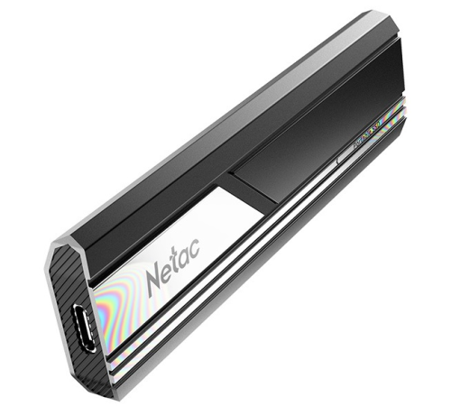 Ssd накопитель Netac ZX10 2TB USB 3.2 Gen 2 Type-C External SSD, R/W up to 1050/1050MB/s, with USB C to A cable and 10Gbps USB C to C cable 5Y wty (NT01ZX10-002T-32BK)
