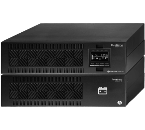 Источник бесперебойного питания Systeme Electriс Smart-Save Online SRV, 10000VA/9000W, On-Line, Extended-run, Rack 6U(Tower convertible), LCD, Out: Hardwire, SNMP Intelligent Slot, USB, RS-232 (SRVSE10KRTXLI6U) Источник бесперебойного питания Systeme Electriс Smart-Save Online SRV, 10000VA/9000W, On-Line, Extended-run, Rack 6U(Tower convertible), LCD, Out: Hardwire, SNMP Intelligent Slot, USB, RS-232 (SRVSE10KRTXLI6U)