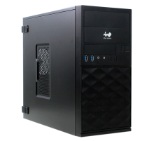 Корпус Mini Tower InWin EFS052 Black ______ U3*2+A(HD) + front fan holder + Screwless mATX (без блока питания) (6184502)