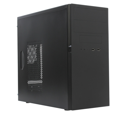 Корпус MiniTower Powerman ES725 Black PM-450ATX U3.0*2+A(HD) MicroATX (6184448)