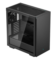 Корпус Deepcool CH510 без БП, боковое окно (закаленное стекло), 1x120мм вентилятор сзади, черный, ATX (CH510)