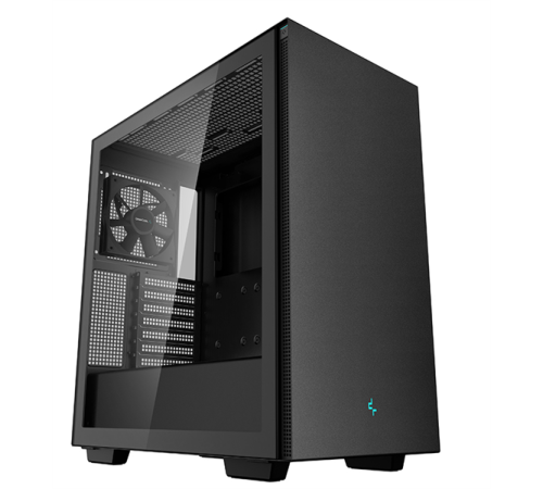 Корпус Deepcool CH510 без БП, боковое окно (закаленное стекло), 1x120мм вентилятор сзади, черный, ATX (CH510)