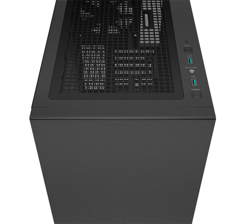 Корпус Deepcool CH510 без БП, боковое окно (закаленное стекло), 1x120мм вентилятор сзади, черный, ATX (CH510)