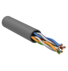Кабель Каб. в. п. U/UTP кат. 5 CCA 4 пары PVC 1м сер. GENERICA (BC1-C504-111-305-G)
