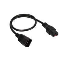 Шнур питания с блокировкой c13-c14, 3х0.75, 220в, 10а, черный, 1.5 метра Шнур питания с блокировкой C13-C14, 3х0.75, 220В, 10А, черный, 1.5 метра (LAN-PP13L/14-1.5-BK)