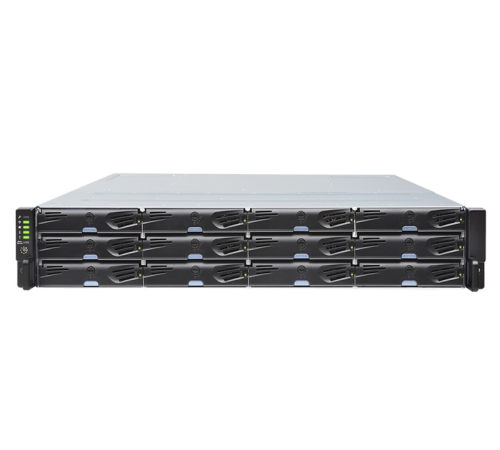 Модуль расширения Infortrend 2U/12bay dual redundant controller expansion enclosure 4x 12Gb SAS ports, 2x(PSU+FAN module), 12xdrive trays, 2x 12G to 12 G SAS cables and 1xRackmount kit(JB 3012R) (JB3012R100-8U32)