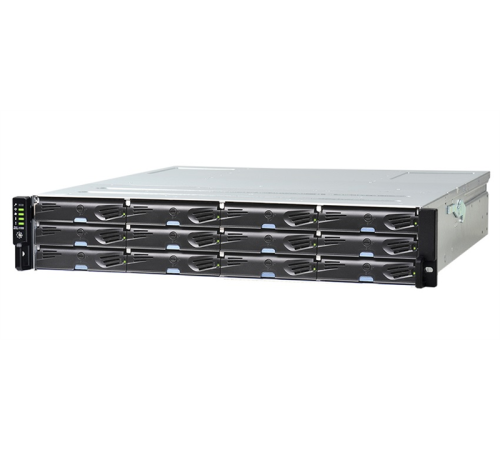 Модуль расширения Infortrend 2U/12bay dual redundant controller expansion enclosure 4x 12Gb SAS ports, 2x(PSU+FAN module), 12xdrive trays, 2x 12G to 12 G SAS cables and 1xRackmount kit(JB 3012R) (JB3012R100-8U32)