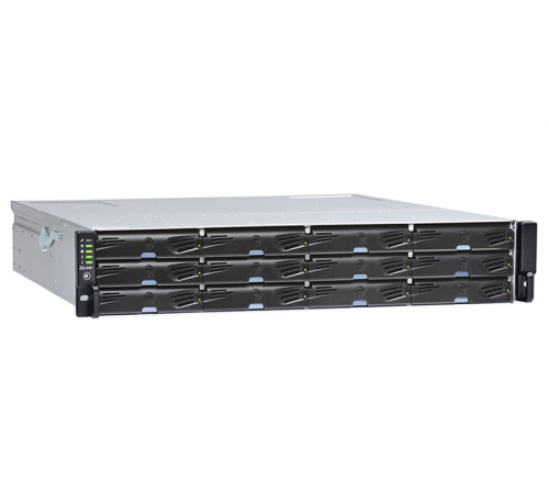 Модуль расширения Infortrend 2U/12bay dual redundant controller expansion enclosure 4x 12Gb SAS ports, 2x(PSU+FAN module), 12xdrive trays, 2x 12G to 12 G SAS cables and 1xRackmount kit(JB 3012R) (JB3012R100-8U32)