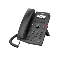 Телефон Fanvil IP , 2xEthernet 10/100, LCD 128x48, дисплей 2,3, 2 аккаунта SIP, G722, Opus, Ipv-6, порт для гарнитуры, книга на 1000 записей, 6-ти сторонняя аудиконф., бп (X301)