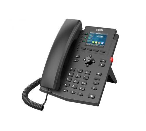 Телефон Fanvil IP , 2xEthernet 10/100, LCD 320x240, цветной дисплей 2,4, 4 аккаунта SIP, G722, Opus, Ipv-6, порт для гарнитуры, книга на 1000 записей, 6-ти сторонняя аудиконф., POE, бп (X303P) Телефон Fanvil IP , 2xEthernet 10/100, LCD 320x240, цветной дисплей 2,4, 4 аккаунта SIP, G722, Opus, Ipv-6, порт для гарнитуры, книга на 1000 записей, 6-ти сторонняя аудиконф., POE, бп (X303P)