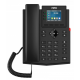 Телефон Fanvil IP , 2xEthernet 10/100, LCD 320x240, цветной дисплей 2,4, 4 аккаунта SIP, G722, Opus, Ipv-6, порт для гарнитуры, книга на 1000 записей, 6-ти сторонняя аудиконф., бп (X303)