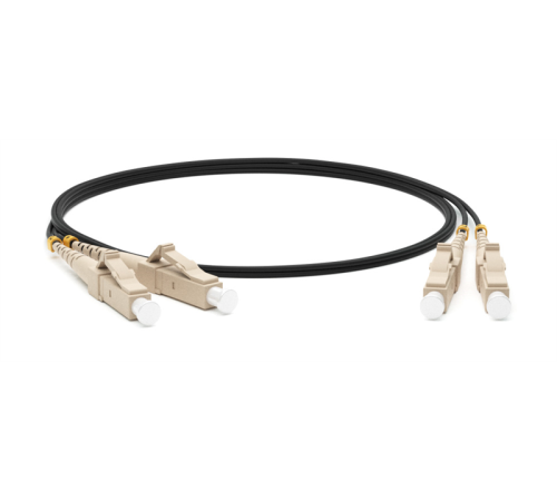 Патч-корд оптический  mm 50/125, lc-lc, 2.0 мм, duplex, lszh, 3 м Hyperline FC-D2-50-LC/PR-LC/PR-H-3M-LSZH-BK Патч-корд волоконно-оптический (шнур) MM 50/125, LC-LC, 2.0 мм, duplex, LSZH, 3 м, черный (FC-D2-50-LC/PR-LC/PR-H-3M-LSZH-BK)