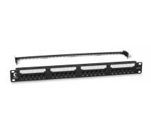 Патч-панель 19" (1u), 24 порта rj-45, категория 5e, dual idc, с орган. Cabeus PL2-24-Cat.5e-Dual IDC Патч-панель 19" (1U), 24 порта RJ-45, категория 5e, Dual IDC, с задним кабельным организатором, new (PL2-24-Cat.5e-Dual)
