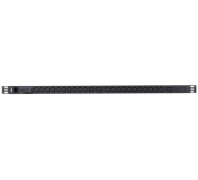 Панель распределения питания ATEN 16A 24-outlets (22xC13+2xC19) 0U Basic PDU with Surge Protection (PE0224SG-AT-G)