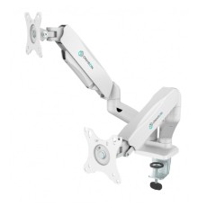 ONKRON G160 белый {Для двух экранов с диагональю 13"-27" Допустимая нагрузка: 2 x  (2-6,5 кг) VESA: 75x75, 100x100 мм}