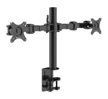 ONKRON D221E чёрный {Для экранов с диагональю 10"-32" каждый Максимальная нагрузка: 18кг (2х9кг) VESA: 75x75, 100х100мм}