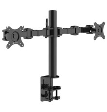 ONKRON D221E чёрный {Для экранов с диагональю 10"-32" каждый Максимальная нагрузка: 18кг (2х9кг) VESA: 75x75, 100х100мм}