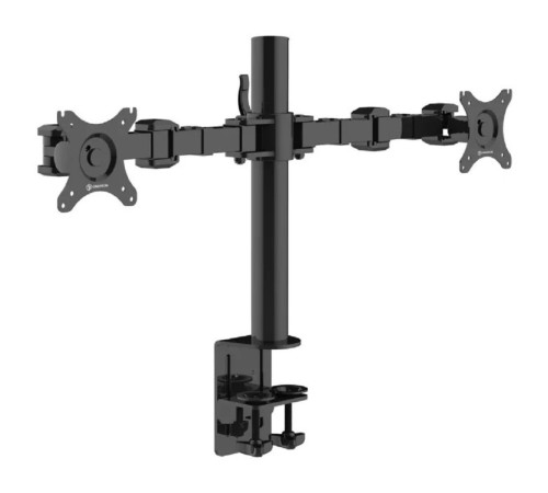 ONKRON D221E чёрный {Для экранов с диагональю 10"-32" каждый Максимальная нагрузка: 18кг (2х9кг) VESA: 75x75, 100х100мм}