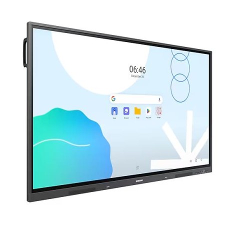 Samsung UHD интерактивная доска на базе Android, 75 дюймов, Google EDLA, OPS слот, 40 одновременных касаний, Space Gray