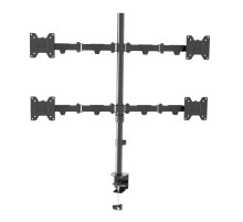 Wize [WDM4-26] Настольное крепление для четырех мониторов 14"-26", VESA 75x75, 100x100, макс. нагрузка 10 кг