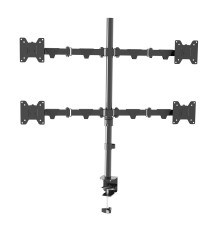 Wize [WDM4-26] Настольное крепление для четырех мониторов 14"-26", VESA 75x75, 100x100, макс. нагрузка 10 кг