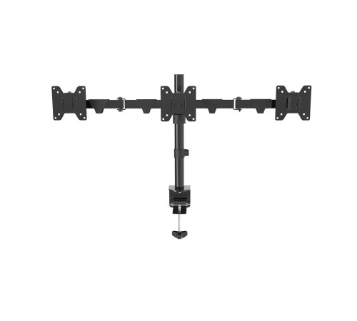 Wize [WDM3-26] Настольное крепление для трех мониторов 14"-26", VESA 75x75, 100x100, макс. нагрузка 10 кг,